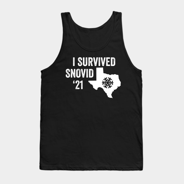 I survived Snovid 21 Tank Top by GiftTrend